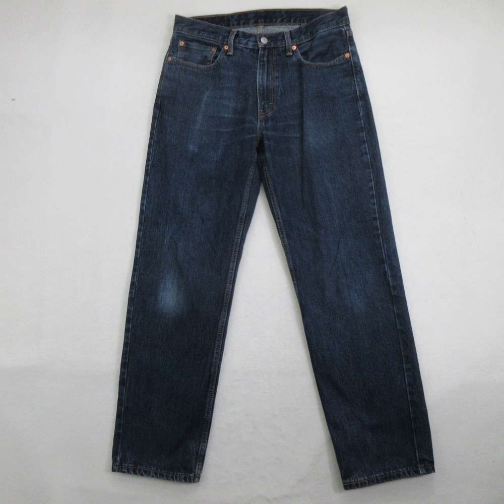 Levi's Men's 550 Relaxed Fit Tapered Jeans 32x32 Dark Wash Denim